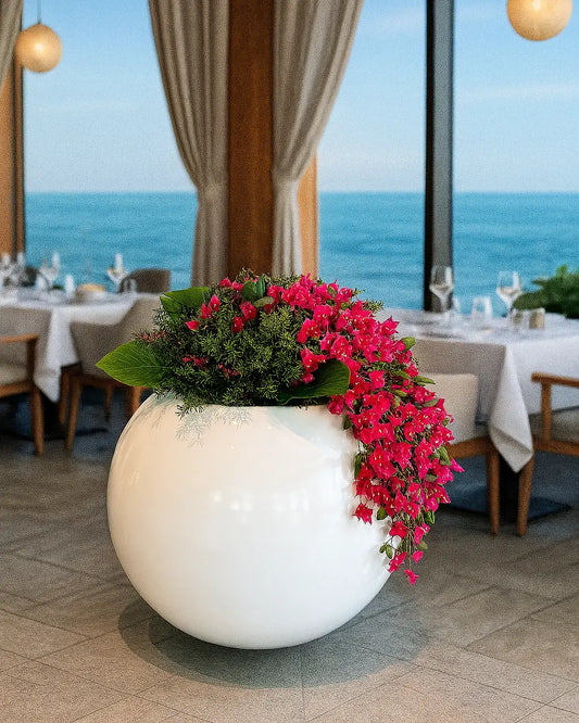Premium Lifelike Bougainvillea Floor Arrangement - Vibrant Mediterranean Floral Decor