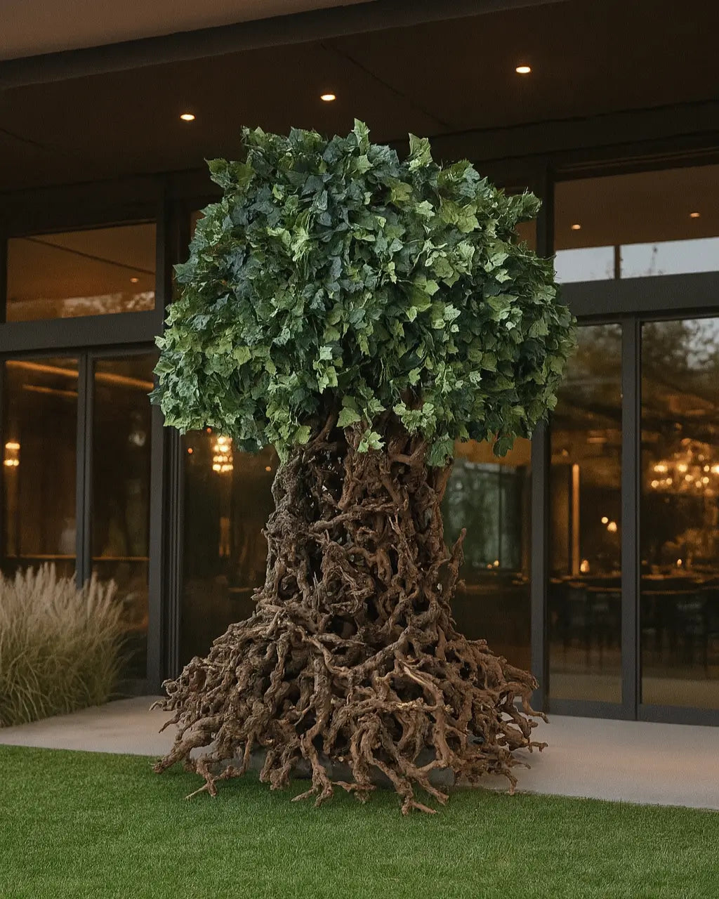 Lifelike Artificial Çanakkale Oak Tree, Handcrafted for Hotels, Restaurants, Villas