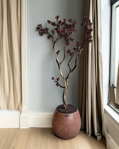 Elegant Artificial Manzanita Tree Royal Bordeaux for Luxury Home Decor