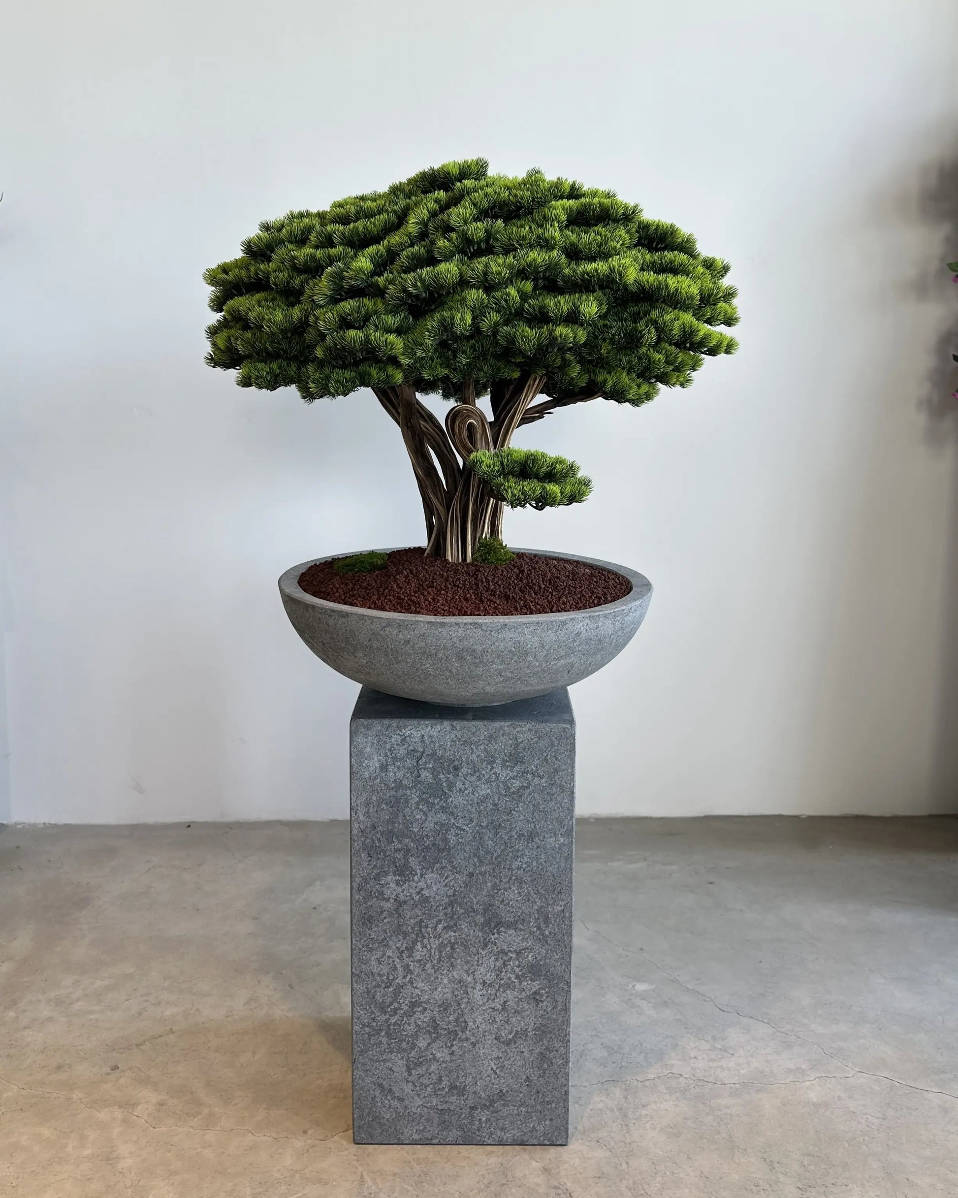 Realistic Artificial Bonsai Tree with Optional Elegant Display Vase