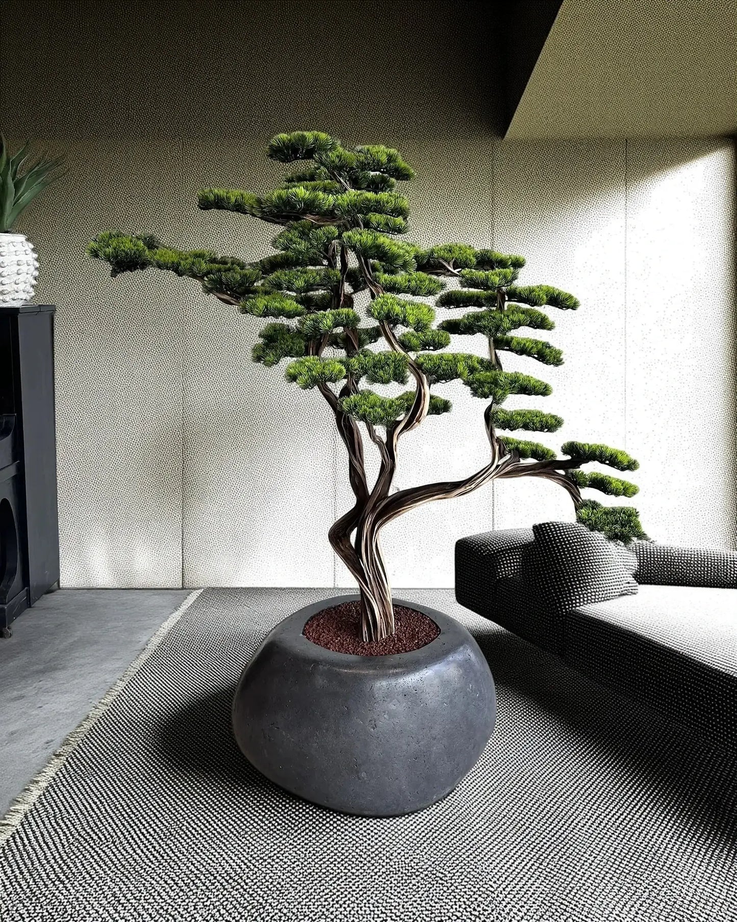 Lifelike Artificial Moyogi S-Curve Bonsai Tree - Grand Indoor Decorative Plant