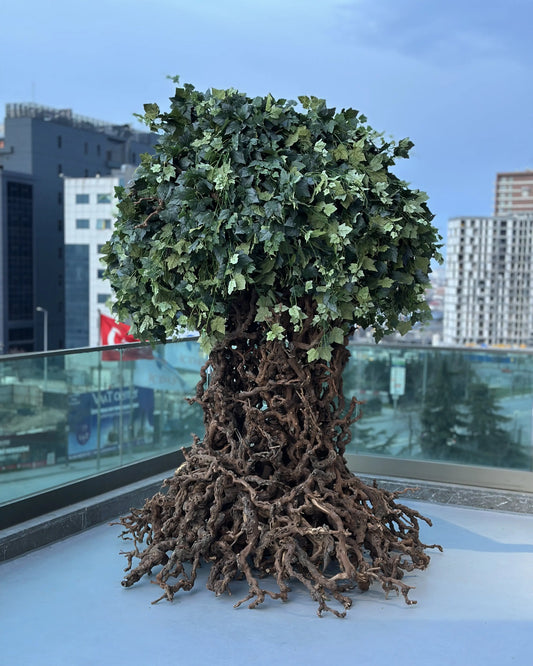 Lifelike Artificial Çanakkale Oak Tree, Handcrafted for Hotels, Restaurants, Villas