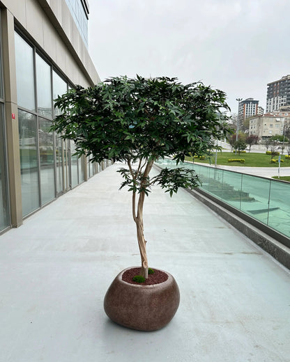 Premium Lifelike Artificial Chili Green Tree - Tall Elegant Faux Plant Decor