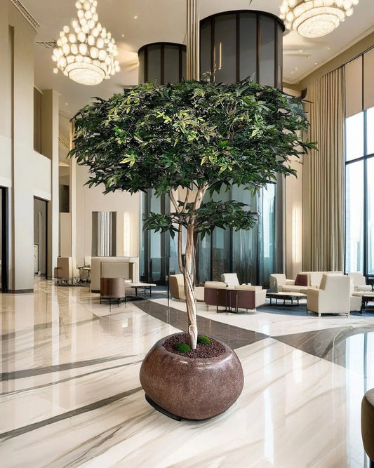 Premium Lifelike Artificial Chili Green Tree - Tall Elegant Faux Plant Decor