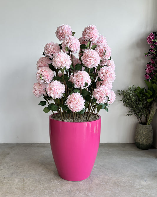 Elegant Lifelike Verena Artificial Hydrangea Tree Tall Floor Decor