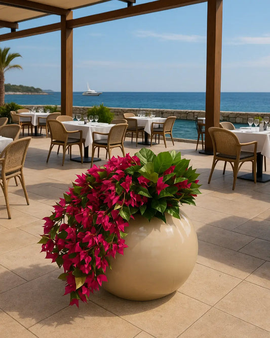 Premium Lifelike Artificial Bougainvillea Floor Arrangement for Elegant Home Decor