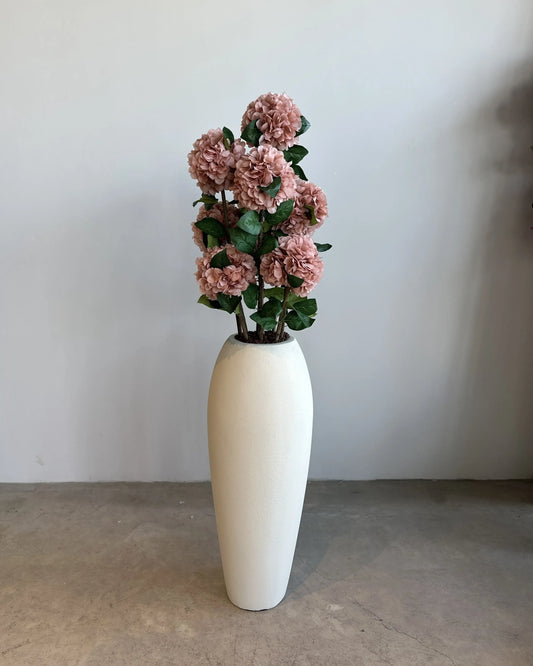 Premium Artificial Mokko Hydrangea Bush 180cm - Realistic Floral Home Decor