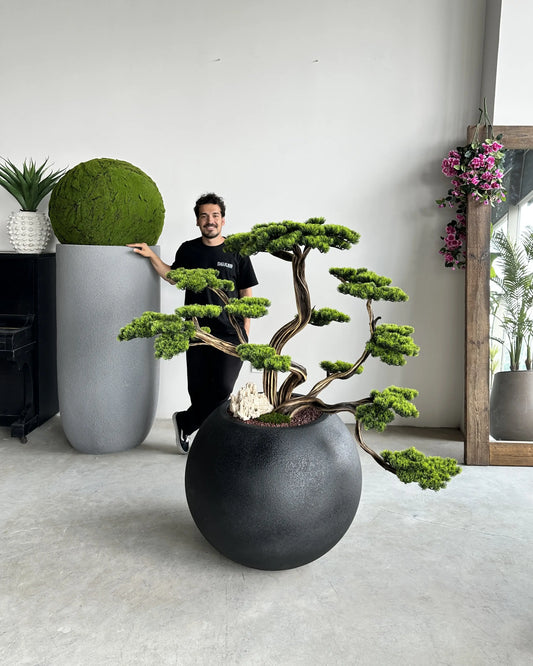 Premium Large Artificial Bonsai Tree with Realistic Foliage and Durable Design