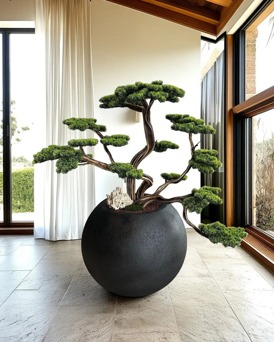 Premium Large Artificial Bonsai Tree with Realistic Foliage and Durable Design